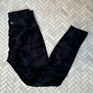 Align high waisted. 25 inches